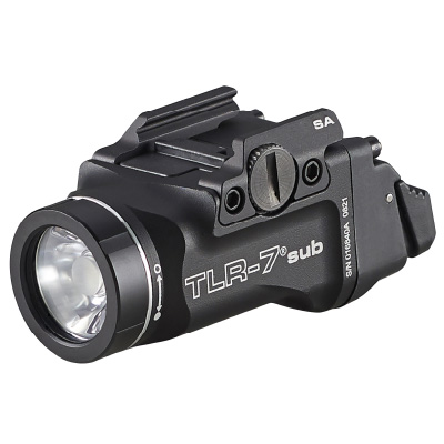 Taktische-Lampe Streamlight TLR-7 sub LED  für GLOCK® 43X/48 MOS und GLOCK® 43X/48 RAIL schwarz