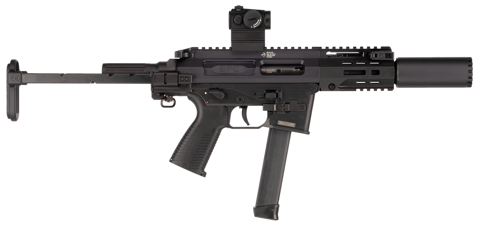 Halbautomat B&T AG SPC9 SD PDW G 9mm Para (Glock Magazine)