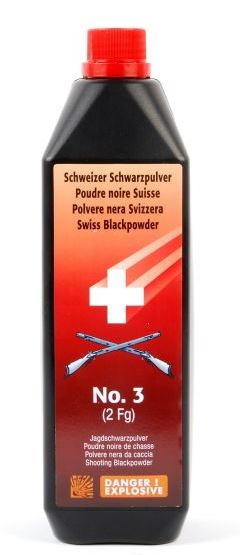 Schweizer Schwarzpulver, Jagdschiesspulver Nr. 3 /  1kg