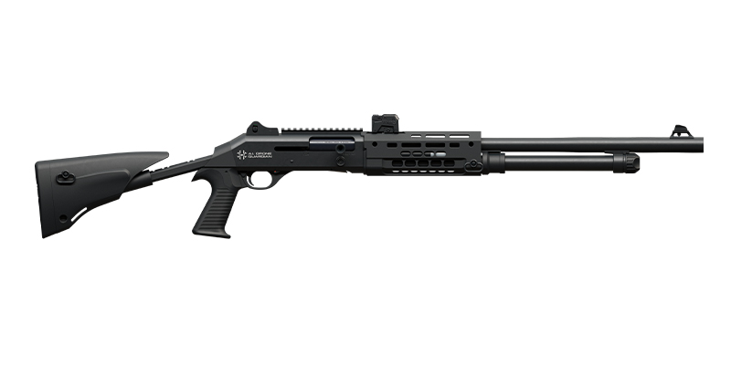 Halbautomat Benelli M4 A.I. Drone Guardian 12/76 , LL47cm, 6Patronen, Teleskopschaft, Steiner MPS-CD
