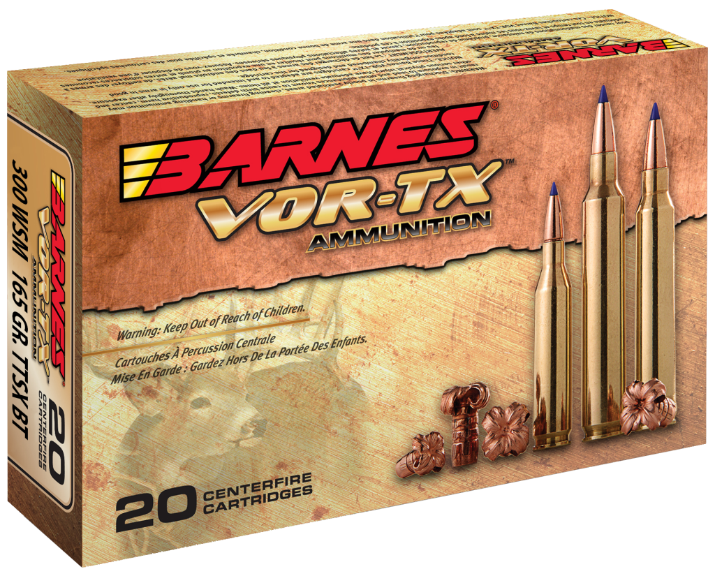 Munition Barnes TTSX BT 165gr .300 WSM