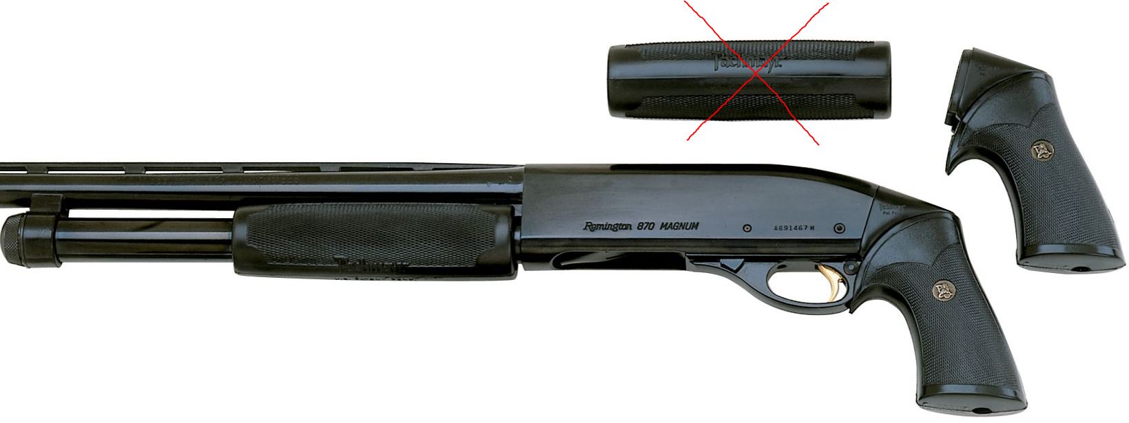 Pachmayr Vindicator Pistol Grip für Remington 870