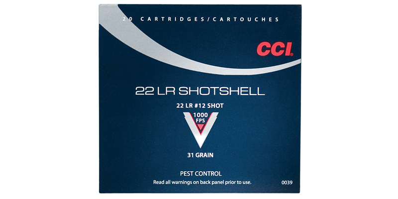 Munition CCI Shotshell 31gr .22 LR