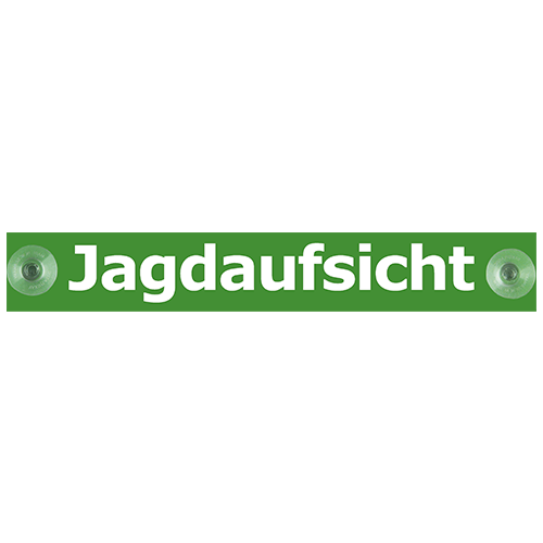 Hinweisschild "Jagdaufsicht" fürs Auto