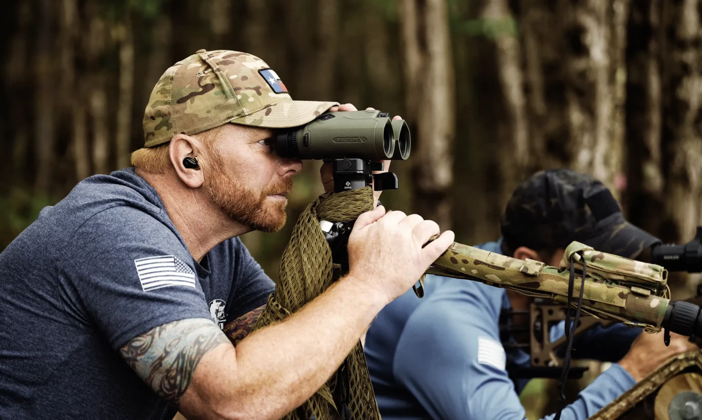 Fernglas mit Distanzmesser Safran VECTRONIX AG Vector X 10x42 mit MSR-SMR2 Absehen, MRAD
