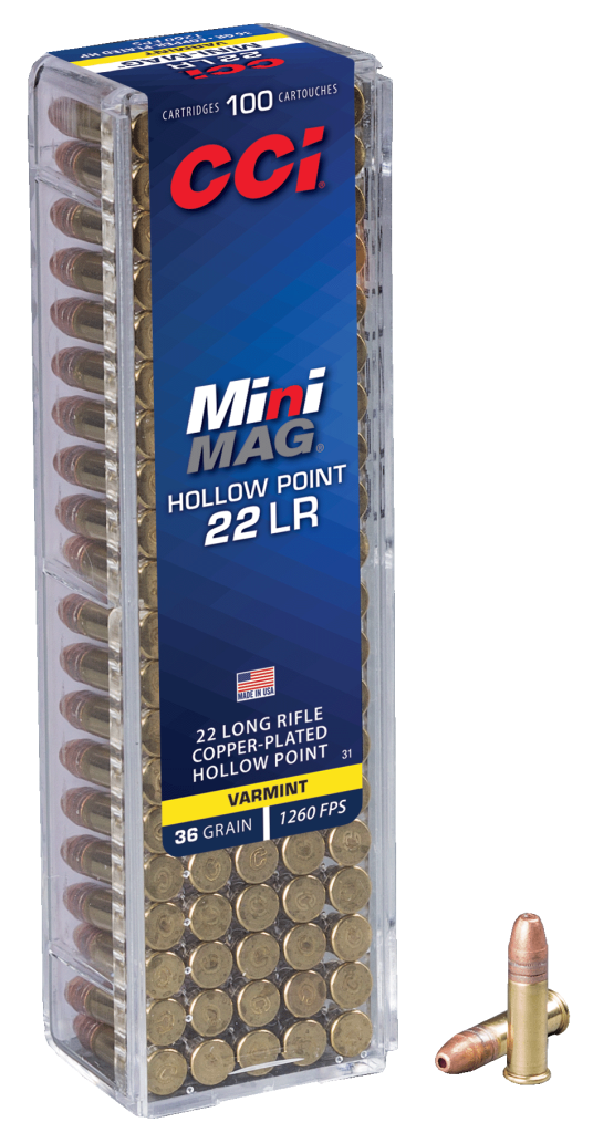 Munition CCI  Mini Mag CP-HP 36gr .22 LR
