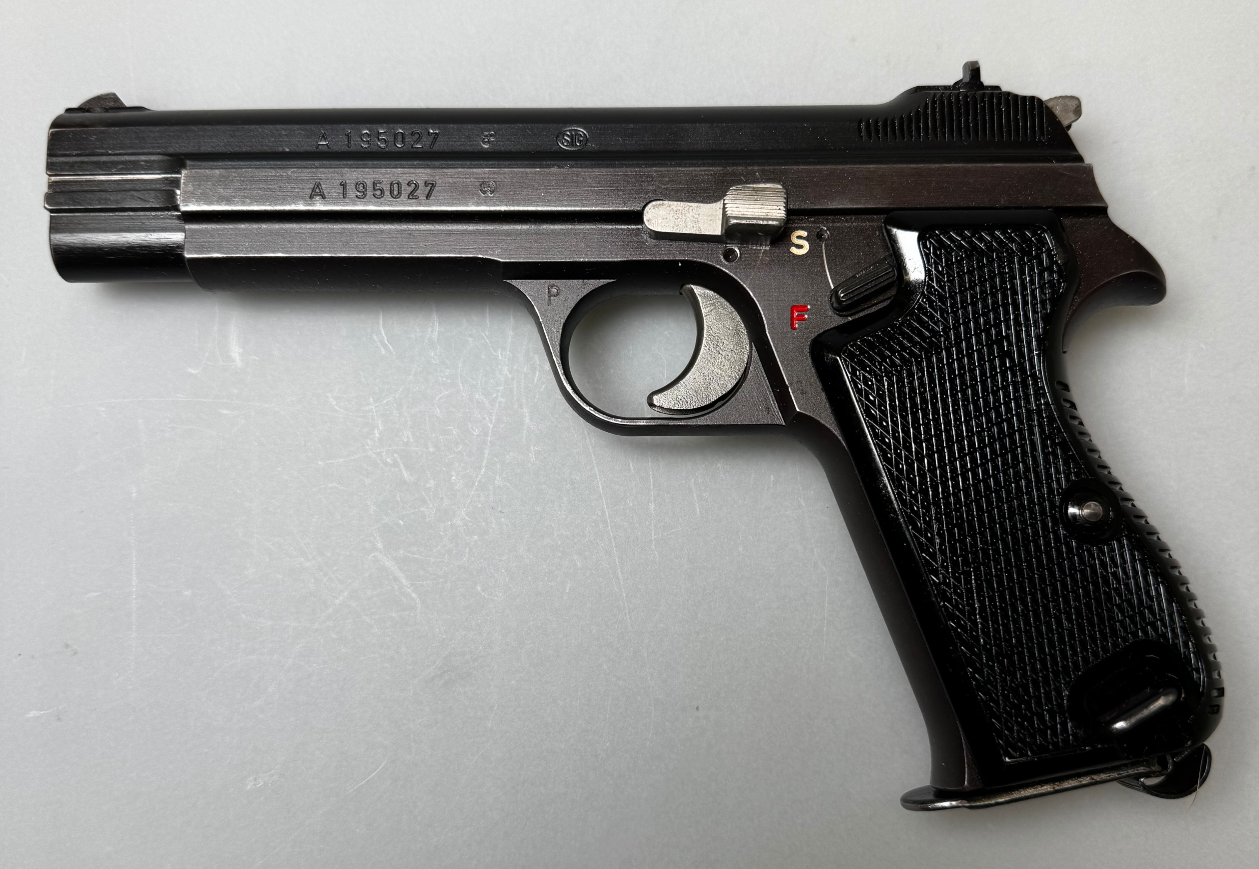 Pistole SIG P210-2 9mm Para Occasion SNR: AP195027