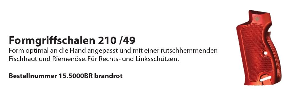 Wyss Waffen Wyss Formgriffschalen Pist49 SIG P210 mit Riemenöse ...
