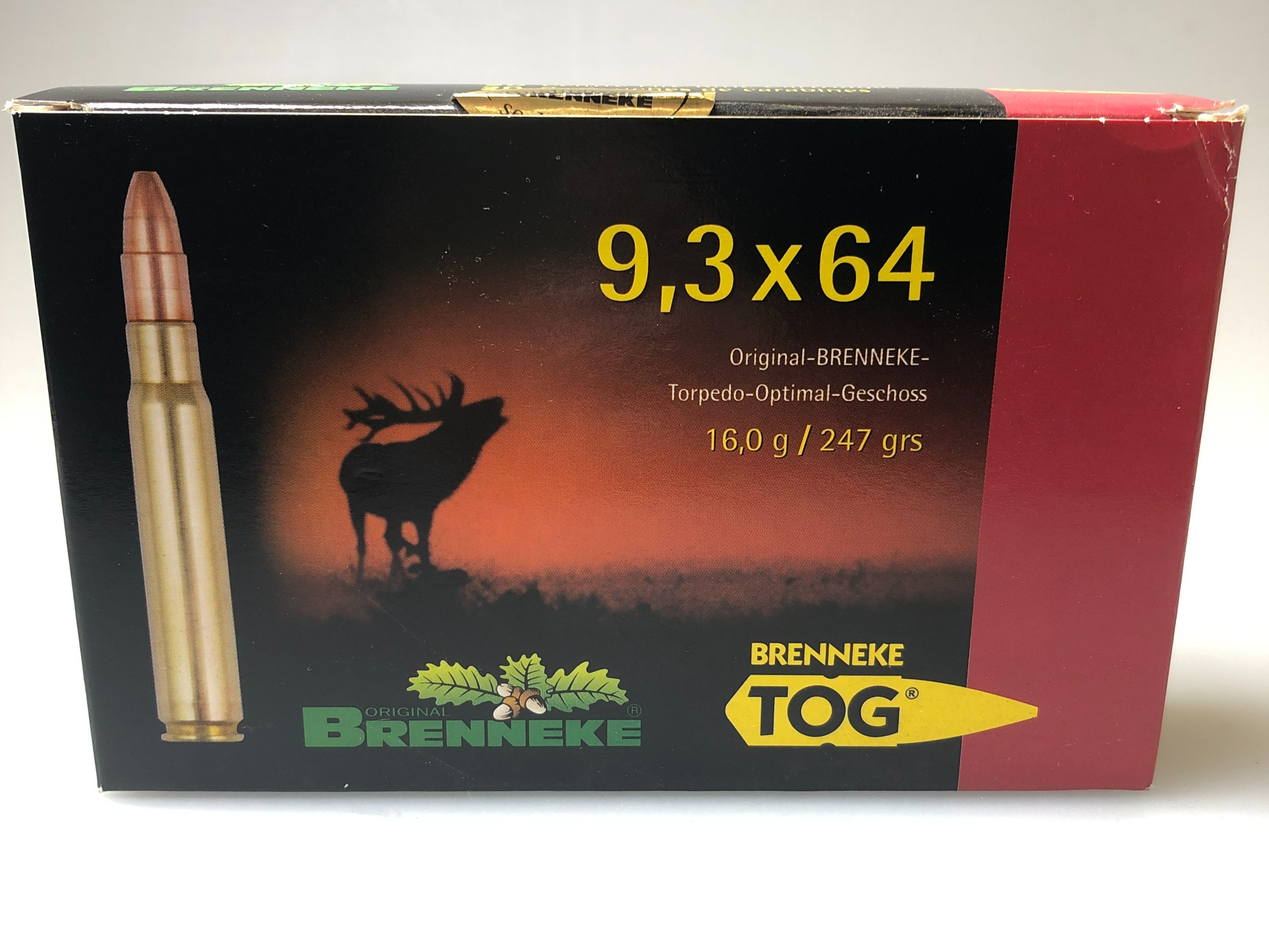 Munition Brenneke TOG 16.0g 9.3x64