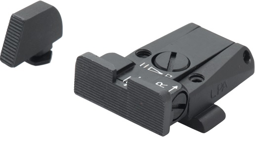 Visierung LPA Sights Glock 17-32 new, Korn und Kimme SPR Target