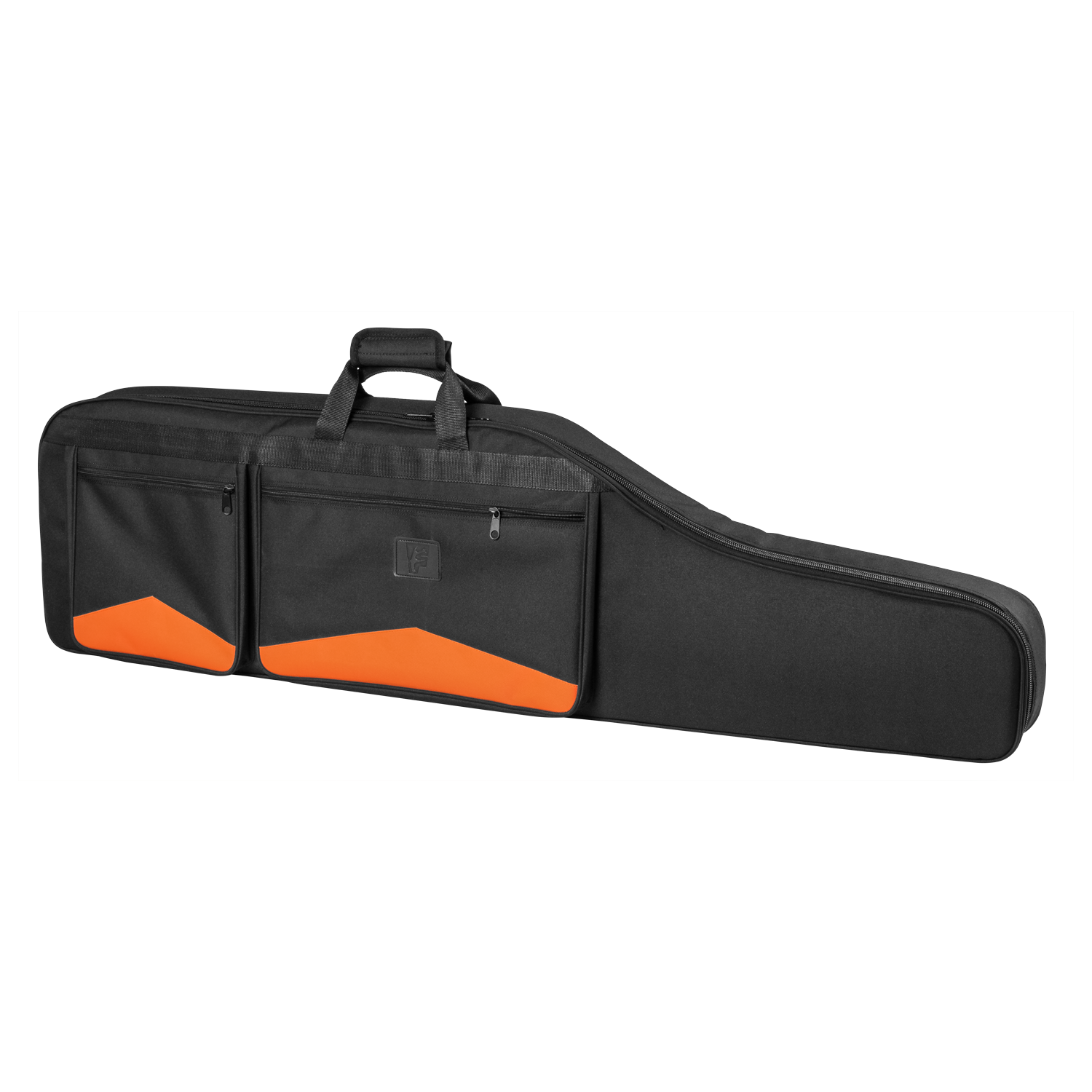 Gewehrtasche Fritzmann aus Nylon mit gepolsterten Nylonfutter Stgw57 - schwarz/orange