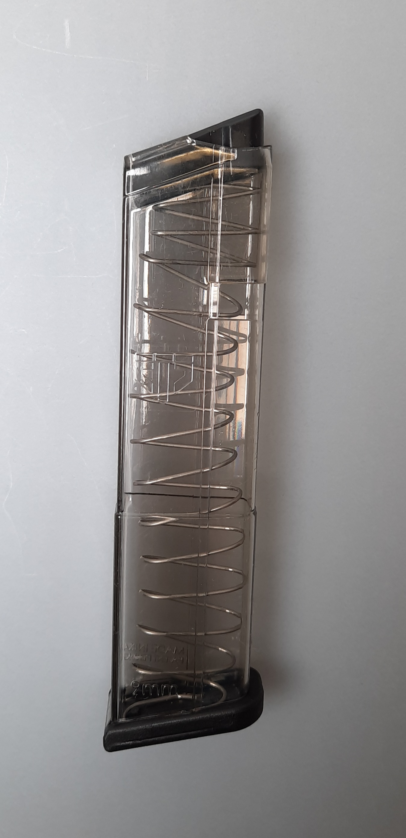 Magazin ETS Glock 43 9mm 11 Patronen, transparent