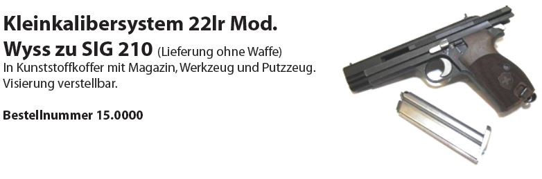 Wechselsystem Wyss Waffen SIG P210 .22 LR