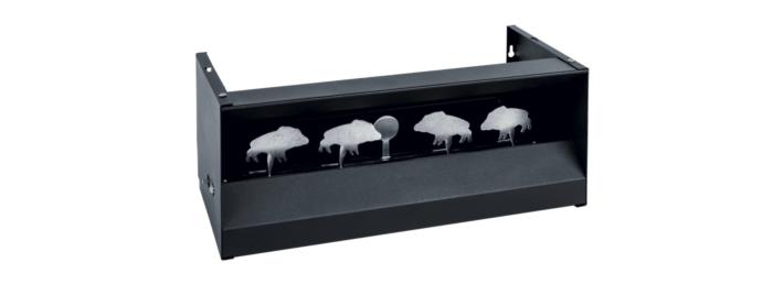 Silhuettenkasten mit 4 Wildschweinen