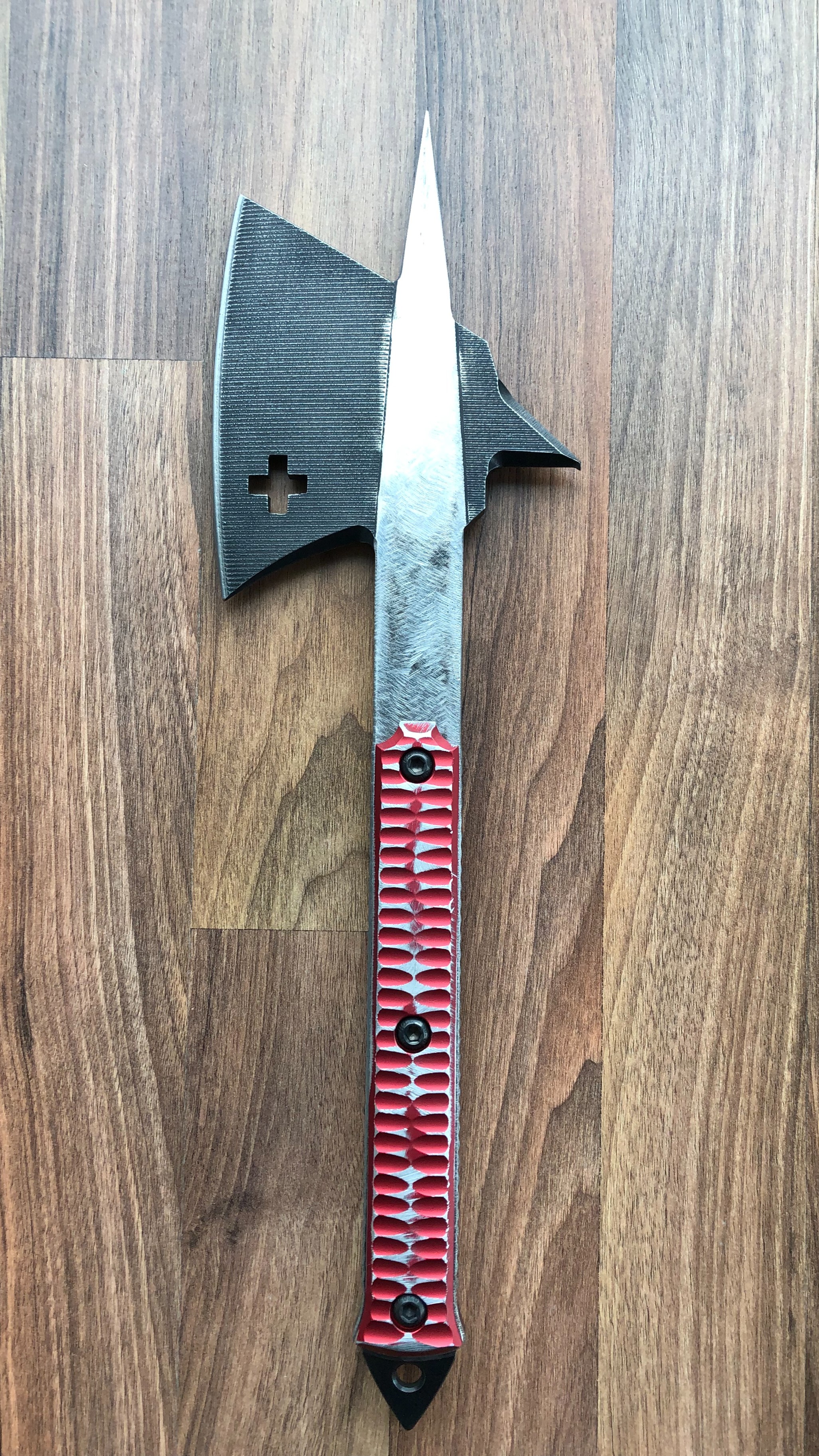 Wyssen Defence WD TacAx – Mod. 1386 rot silber-used look