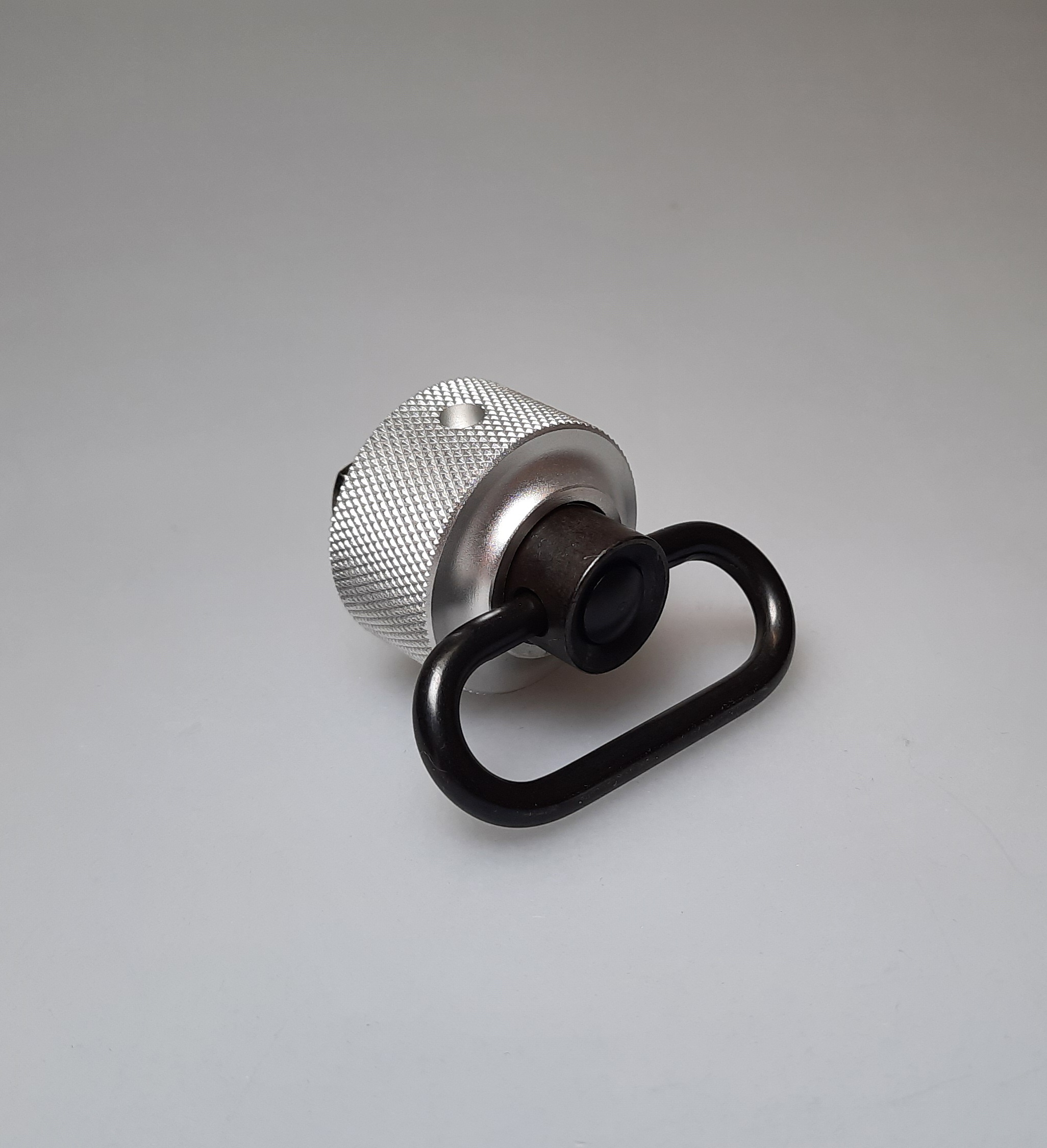 Anschütz 6226 Handstopp mit ausklinkbarer Riemenbügelöse, silber