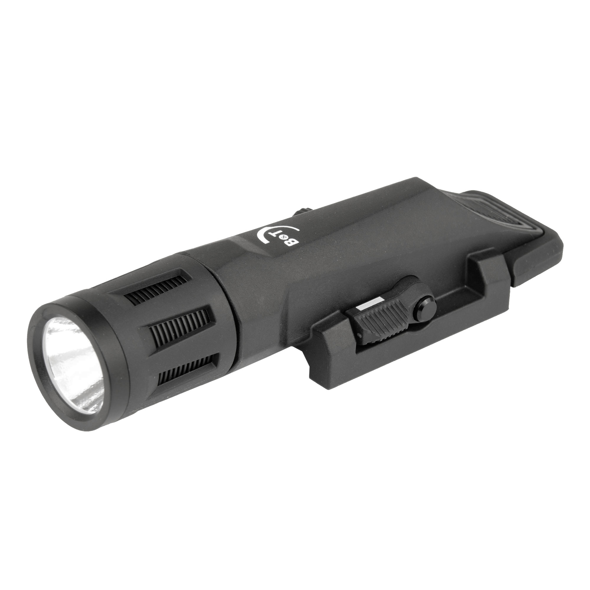 Taktische-Lampe B&T AG WML GEN-2 Black (2xCR123) , mit Weisslicht , Dauerlicht, Kurzzeitlicht, Stroboskop