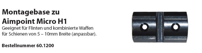 Wyss Montagebase zu Aimpoint Micro H1