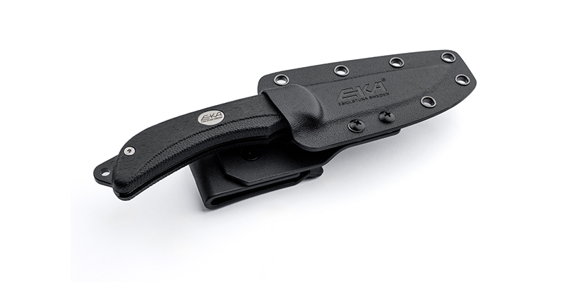 Messer EKA  Swedblade G5 schwarz mit Etui