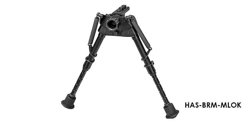 Harris Zweibeinstützen Mod. S-BRM, neigbar, 15.2-23cm (MLOCK)