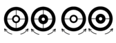 Irisringkorn Centra  GE170 DUO Vario M18x0.5 - 2.8-4.8 / 6.4-9.0 ohne Fuss schwarz