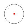 Reflex Visier Holosun ARO-CORE-MRS-RD, mit rotem Wechselabsehen: 2MOA Dot & 65MOA Circledot