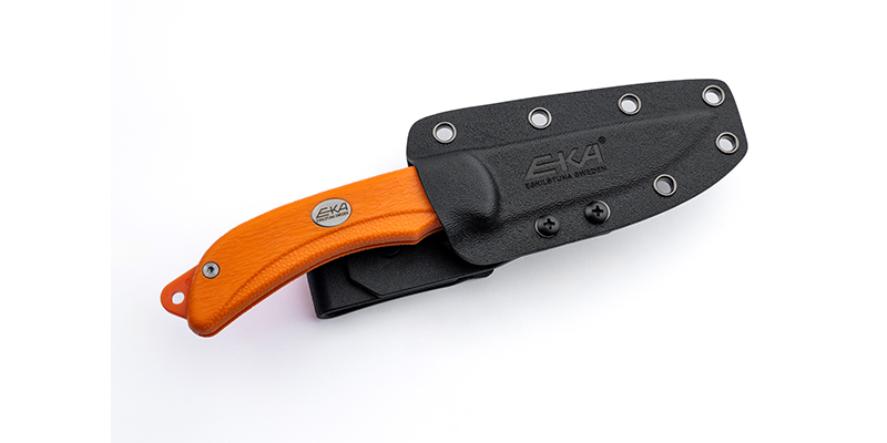 Messer EKA  Swedblade G5 orange mit Etui