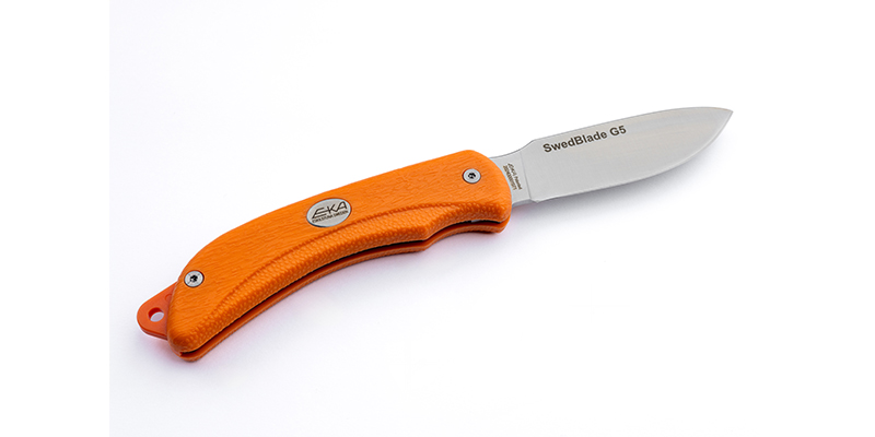 Messer EKA  Swedblade G5 orange mit Etui