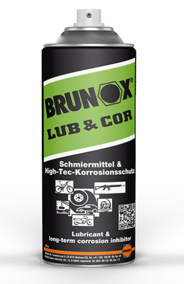 Waffenöl Brunox AG Spraydose Lub & Cor 4ooml