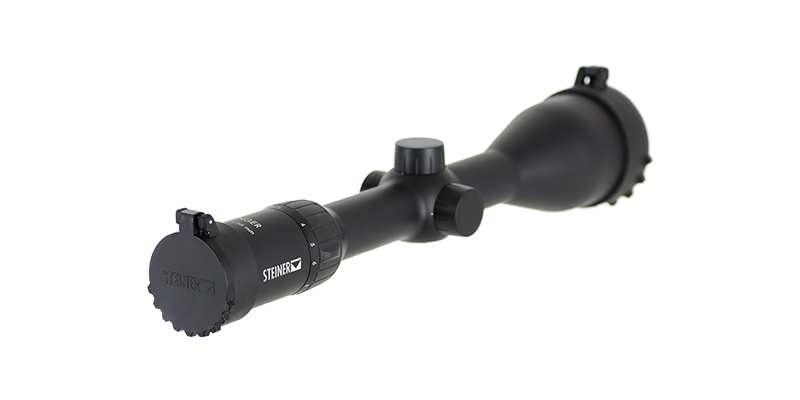 Zielfernrohrschutzdeckel Steiner FlipOpen zu Ranger 4 3-12x56 , Okular & Objektiv