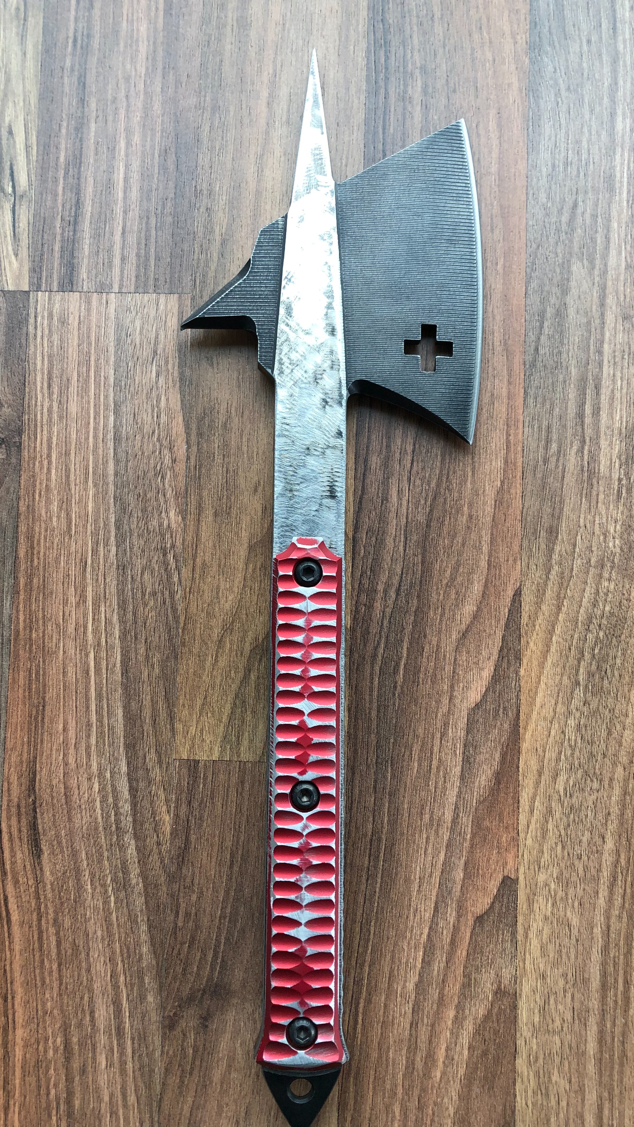 Wyssen Defence WD TacAx – Mod. 1386 rot silber-used look