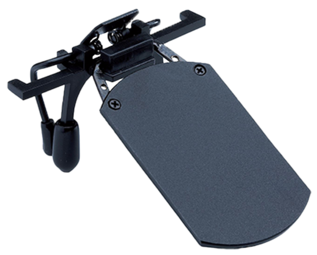 Gehmann Augenabdeckung für normale Brille Abdeckscheibe 391S-30N schmal schwarz