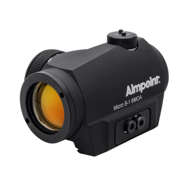 Zielgerät Aimpoint Micro S1, ohne IR Stufe, 6 MOA, schwarz