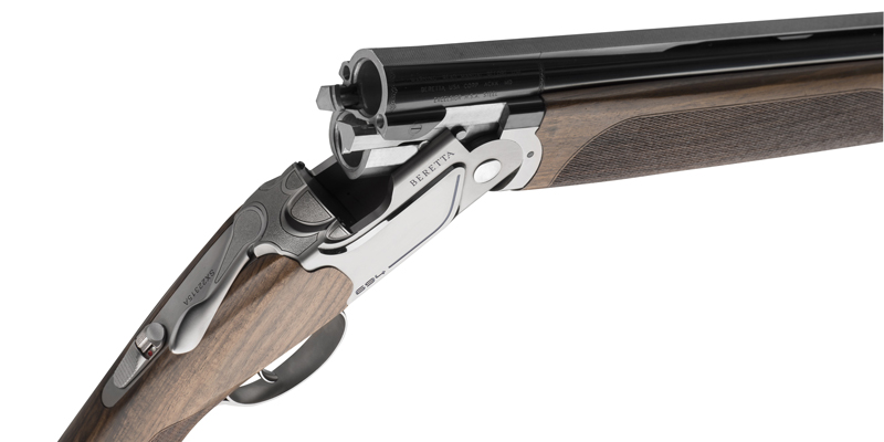 Bockdoppelflinte Beretta 694 Sporting 12/76 , Rechtsschäftung, verstellbare Backe, LL76cm, Mobile Chokes