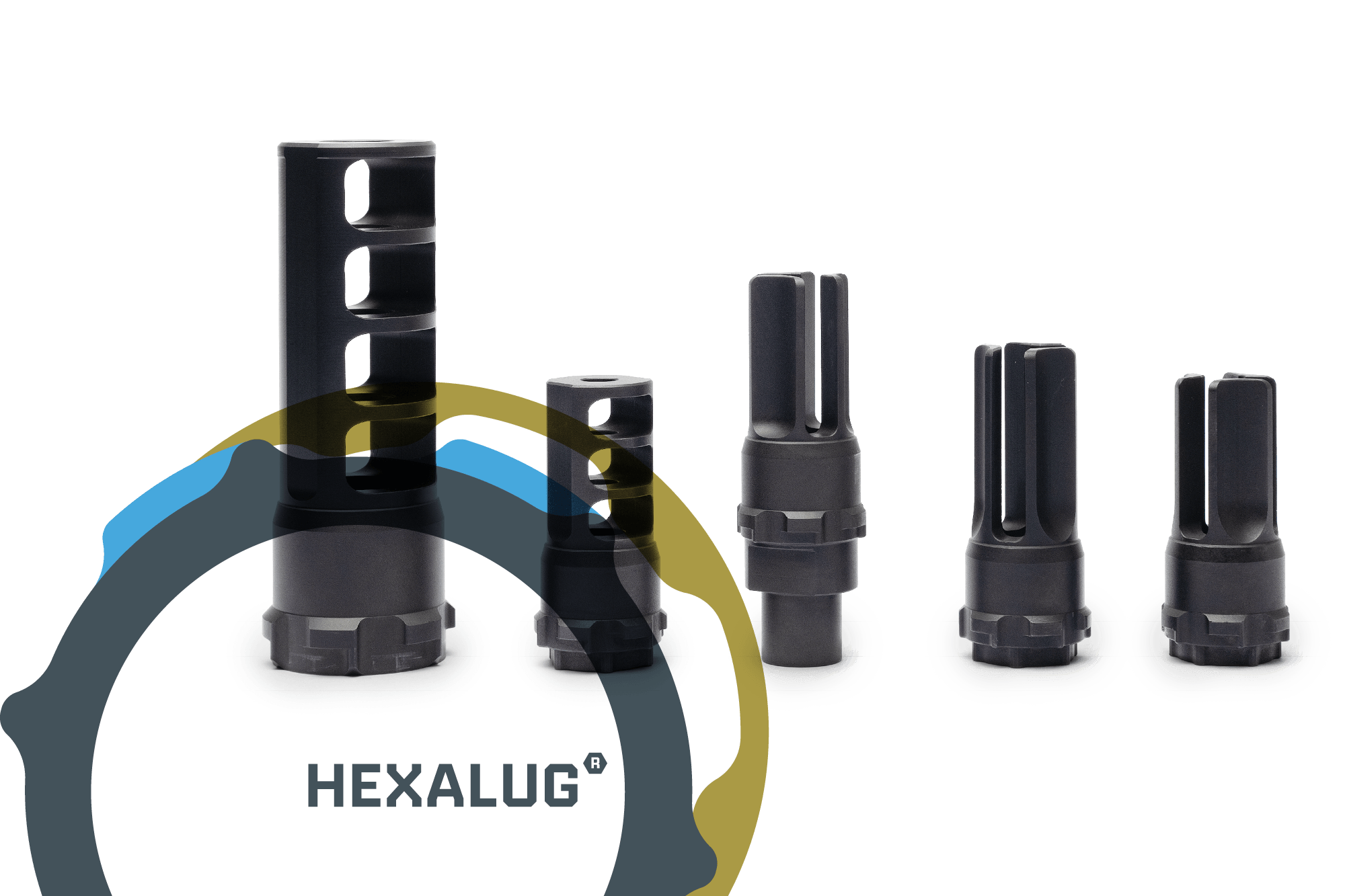Mündungsbremse Acheron Corp HexaLug L 7.62mm Gewinde 5/8x24 UNEF