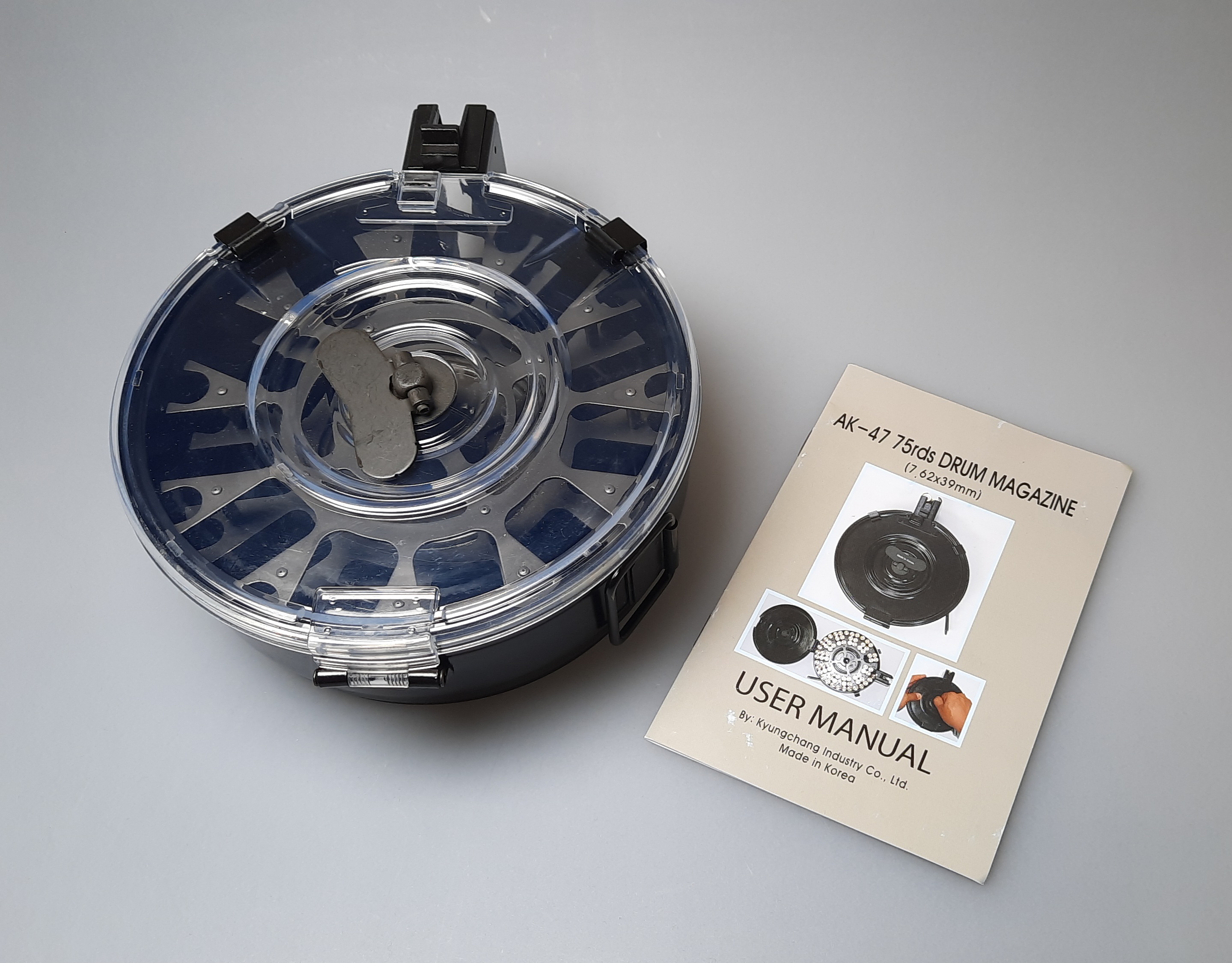 Magazin KCI Trommelmagazin für AK47 7.62x39 75 Patronen