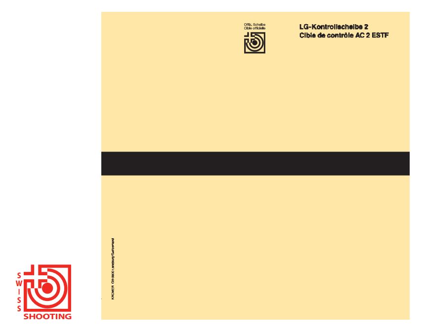 Gewehr Balkenscheibe 2 SSV 10m