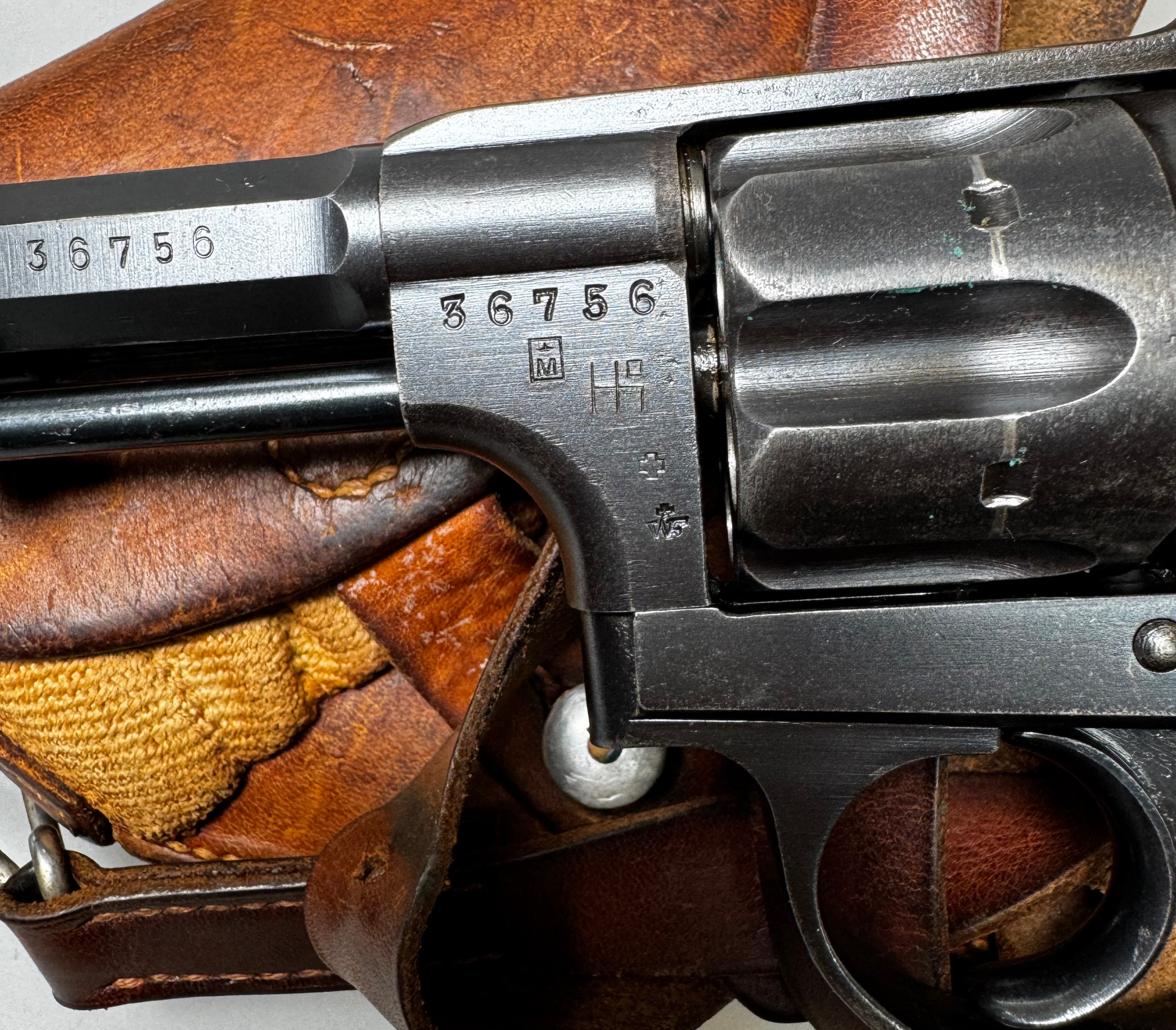 Revolver W+F 1882 7.5mm Rev.82 Occasion SNR: 36756