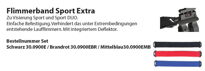 Flimmerband Wyss Waffen Sport Extra Stgw57 (Set) - mittelblau