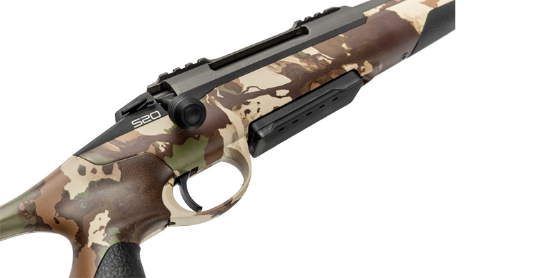 Repetierer Sako S20 Hunter Fusion 6.5mm Creedmoor 5 Schuss, rechts System, ohne Visierung, LL20"/500mm, Direktabzug, MT 5/8"x24UNEF mit Mündungsbremse, First Lite Fusion Camo