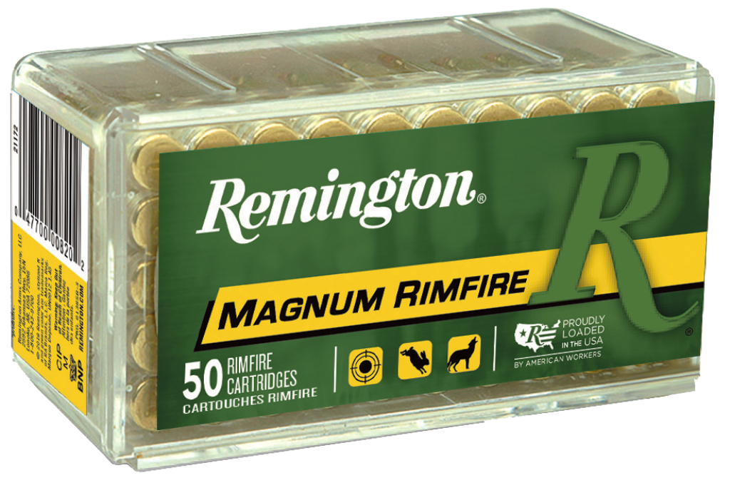 Munition Remington JHP 40grs  .22 Win. Mag.