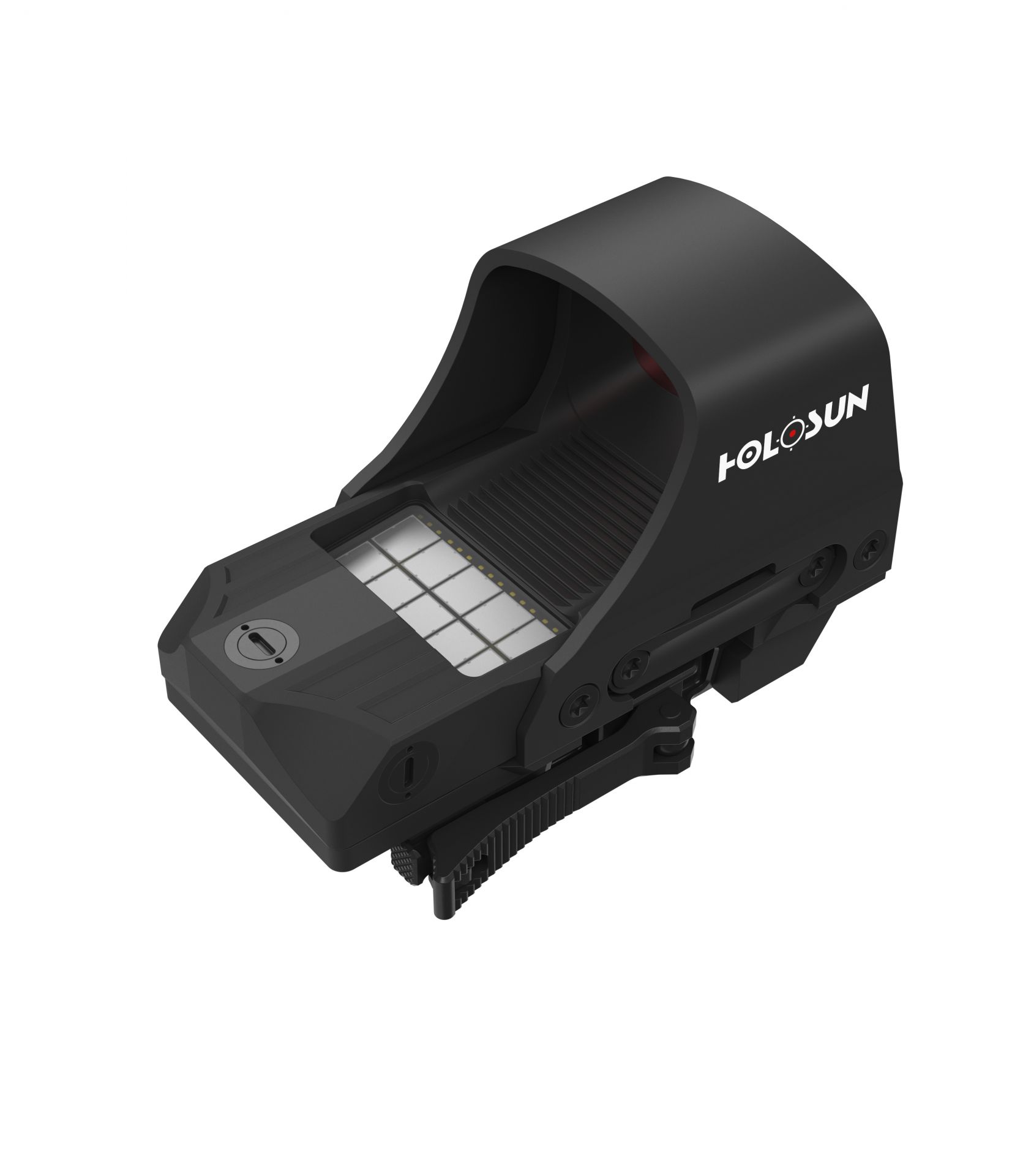 Rotpunktvisier Holosun HS510C-RD-Black  mit rotem Wechselabsehen: 2MOA Dot, 65MOA Cricledot & 65MOA Cricle