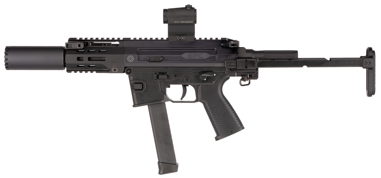 Halbautomat B&T AG SPC9 SD PDW G 9mm Para (Glock Magazine)