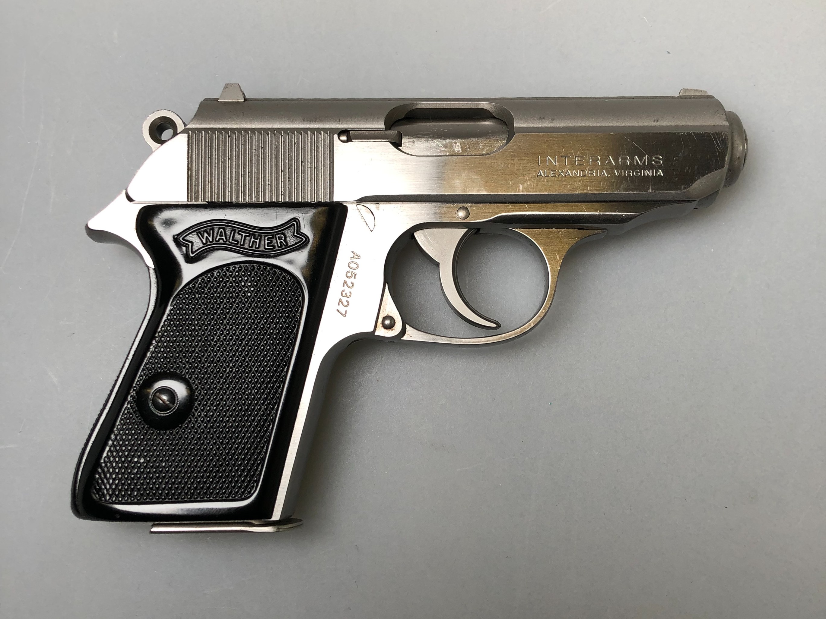 Pistole Interarms (Lizenzfertigung) Walther Mod.PPK Stainless .380 Auto