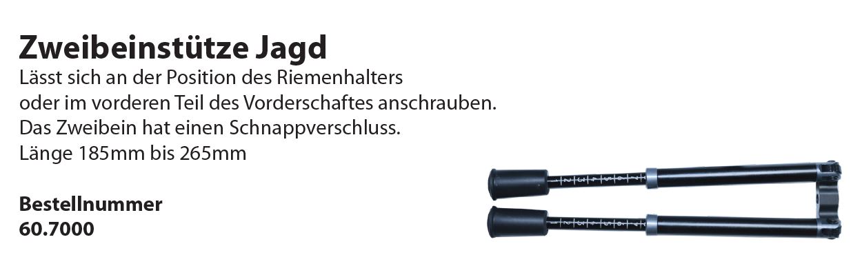 Wyss Zweibeinstütze Jagd