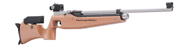 Pressluftgewehr Feinwerkbau 500 4.5mm Rechtssystem, Buchenholz rechts/links