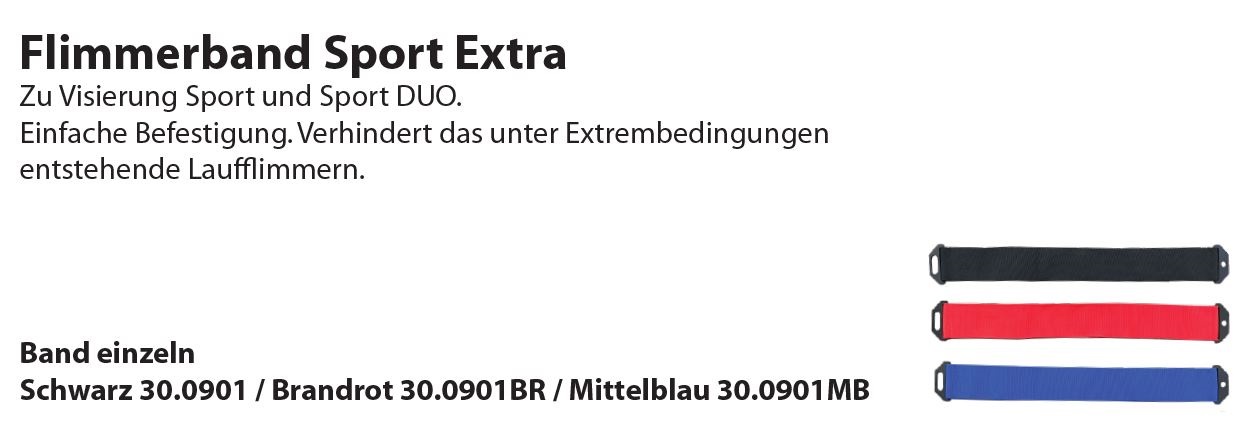 Flimmerband Wyss Waffen Sport Extra Stgw57 (Band einzeln) - schwarz