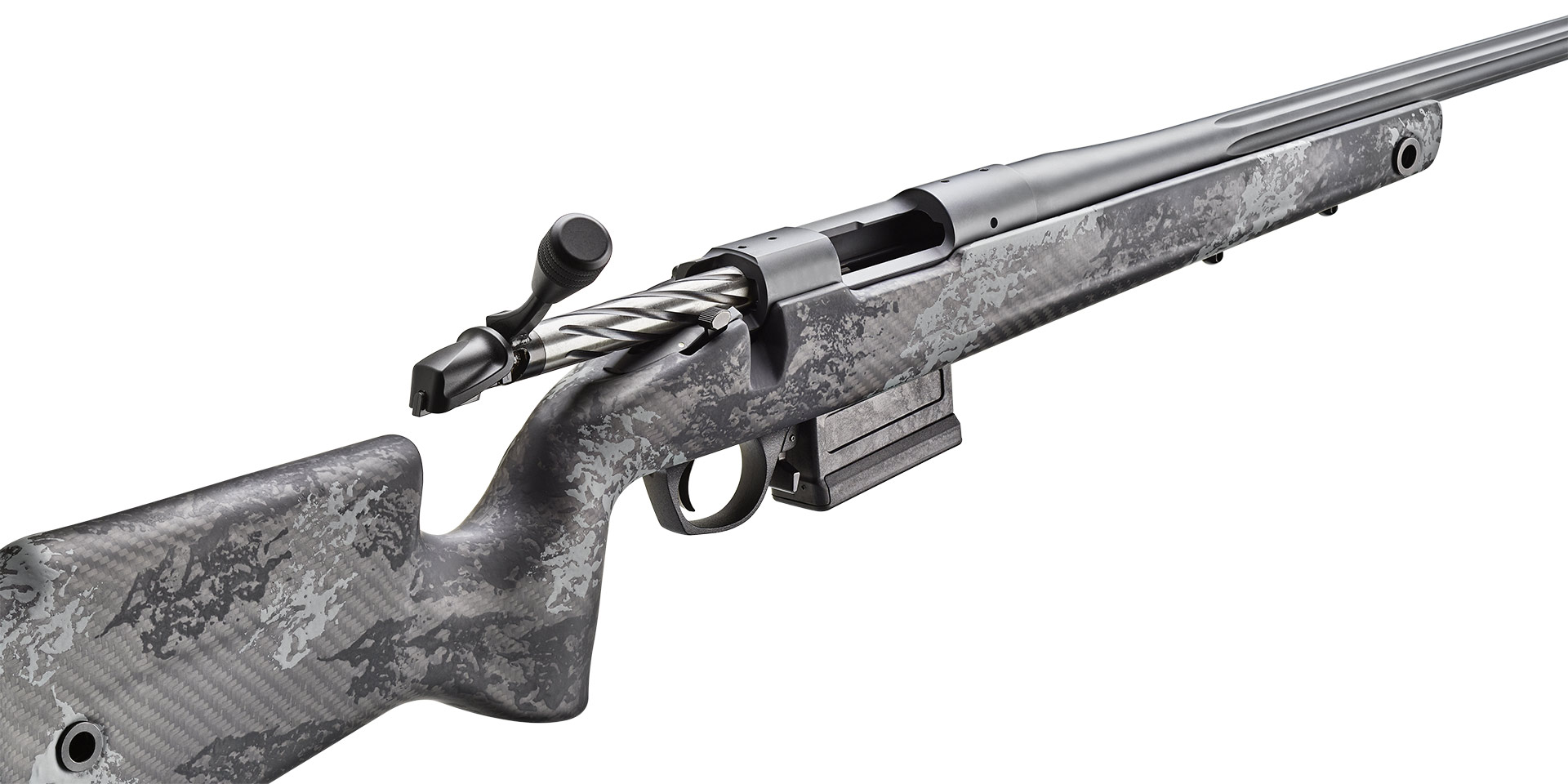 Repetierer Bergara Modell B14² Crest Steel .308 Win. , 20" Lauf, Carbon Schaft