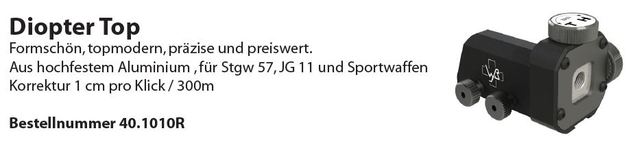 Diopter Wyss Waffen Mod. TOP für Stgw 57, JG 11 und Sportwaffen