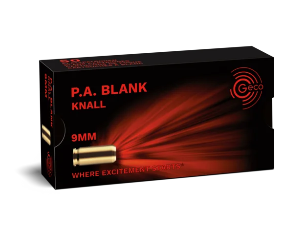 Platzpatronen Geco (für Schreckschusspistole) 9mm Knall/Platz